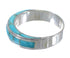 Turquoise Silver Southwestern Jewelry Ring Size 5-1/2 AX86751